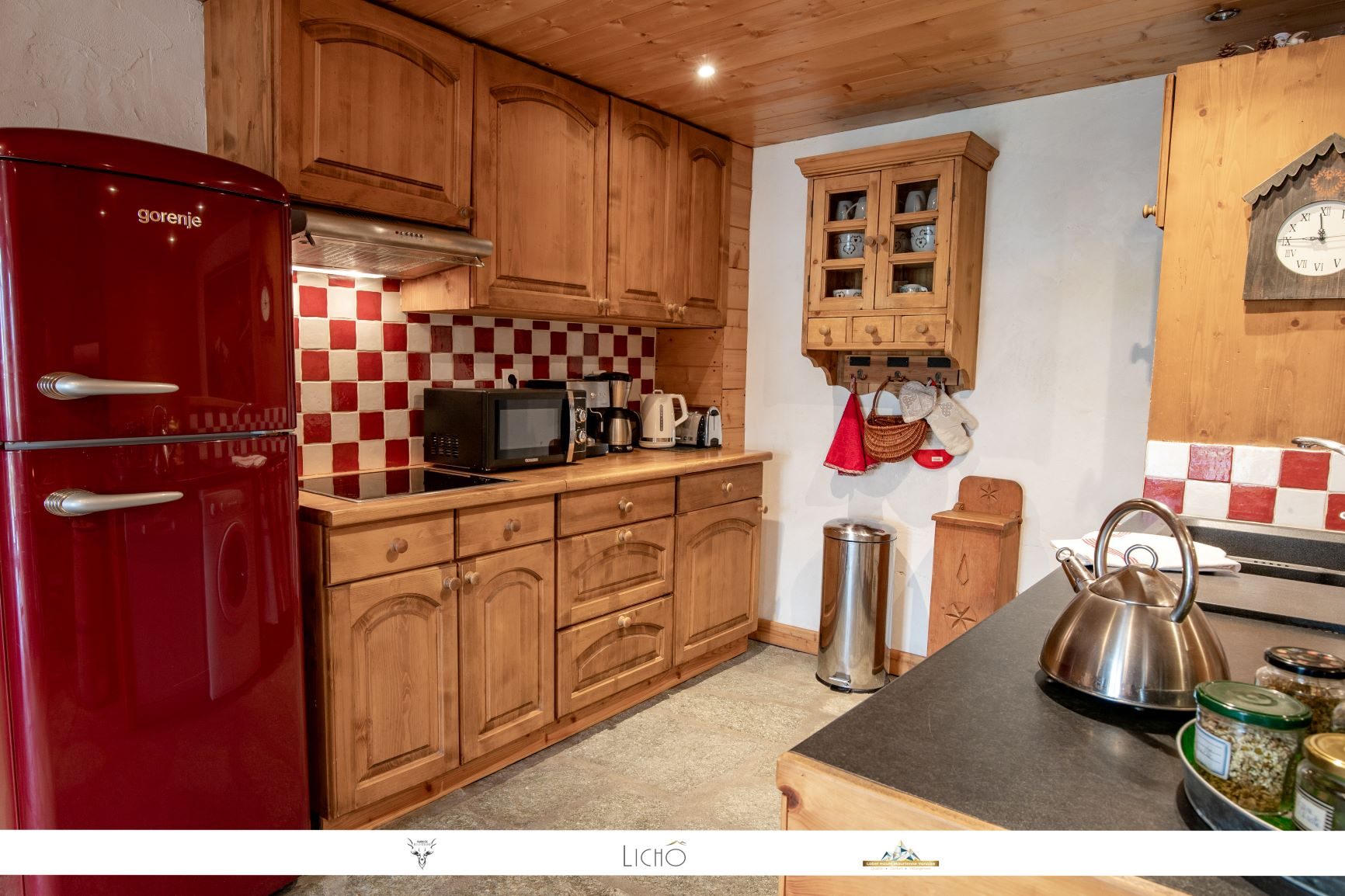Cuisine équipée du chalet