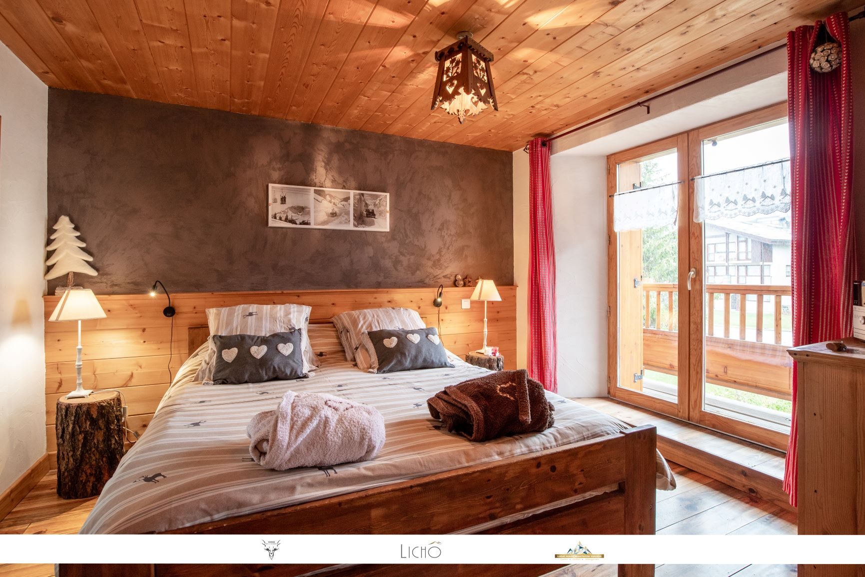 La chambre Eskieufe et son lit double