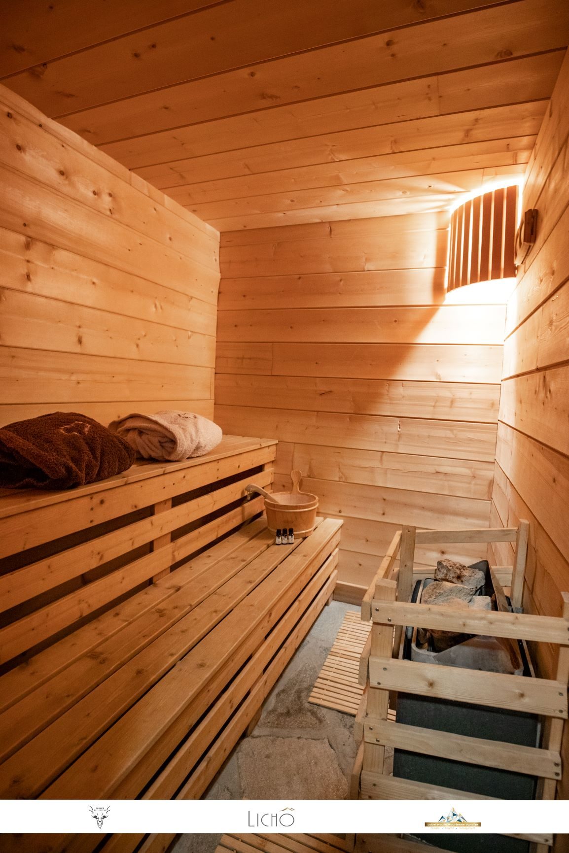 Intérieur du sauna